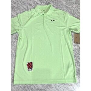 Nike NikeCourt Dri-FIT tennis Polo Highlighter green DH0857-376 Men's Medium